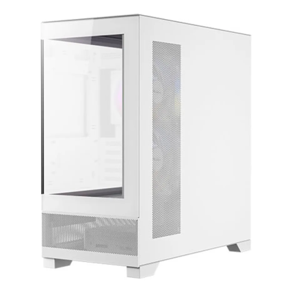 Gabinete Antec Mini Torre, Micro-ATX, Cristal, Sin fuente, Blanco (CX500M ARGB WHITE)