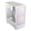 Gabinete Antec Media Torre, ATX, Crisatl, Sin fuente, Blanco (NX416L WHITE)