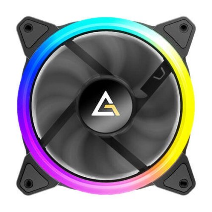 Ventilador Para Gabinete Antec, 1 Fan,  120mm,  ARGB, 1600 RPM, Negro (NEON 120 ARGB)