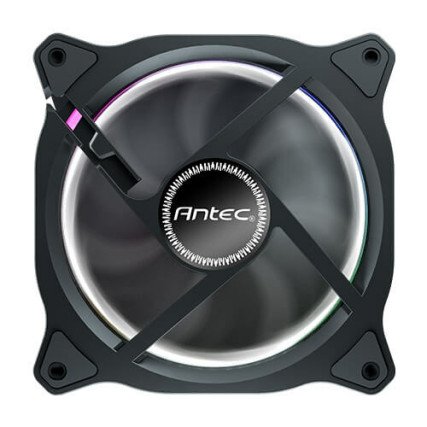 Ventilador Para Gabinete Antec, 1 Fan,  120mm,  ARGB, 1600 RPM, Negro (NEON 120 ARGB)