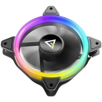 Ventilador Para Gabinete Antec, 1 Fan,  120mm,  ARGB, 1600 RPM, Negro (NEON 120 ARGB)