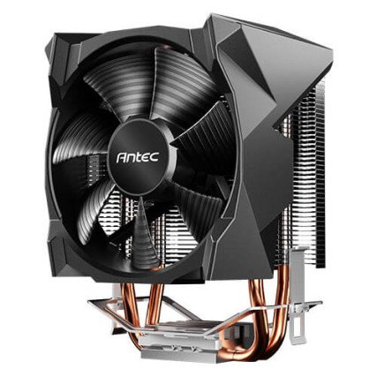 Ventilador para CPU Antec, 1 Fan, 146mm, AMD/INTEL, 2 Tubos Cobre, 2000 RPM, Negro (A30 NEO)