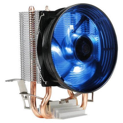 Ventilador para CPU Antec, 1 Fan, LED Azul, 122mm. AMD, INTEL, 2 Ttubos Cobre, 1800 RPM, Negro (A30 PRO)