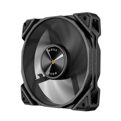 Ventilador Para Gabinete Antec, 1 Fan, 120mm, ARGB, Controlador, 3200RPM, Negro (NOVA 120)
