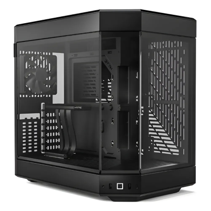 Gabinte Hyte Y60, Camdual, Vidrio Panóramico, ATX, 3Fan, Negro, Sin fuente (CS-HYTE-Y60-B)