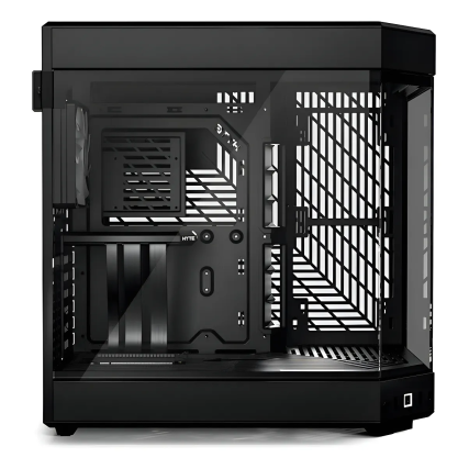 Gabinte Hyte Y60, Camdual, Vidrio Panóramico, ATX, 3Fan, Negro, Sin fuente (CS-HYTE-Y60-B)