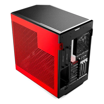 Gabinete Hyte Y60, Camdual, Vidrio Panóramico, ATX, 3Fan, Rojo, Sin fuente  (CS-HYTE-Y60-BR)