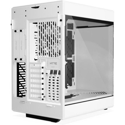 Gabinete Hyte Y60, Camdual, Vidrio Panóramico, ATX, 3Fan, Blanco Sin fuente (CS-HYTE-Y60-WW)
