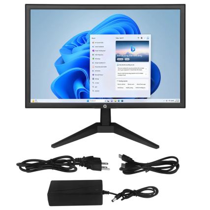 Monitor Qian Office Mate 19", Entradas HDMI, VGA, Negro