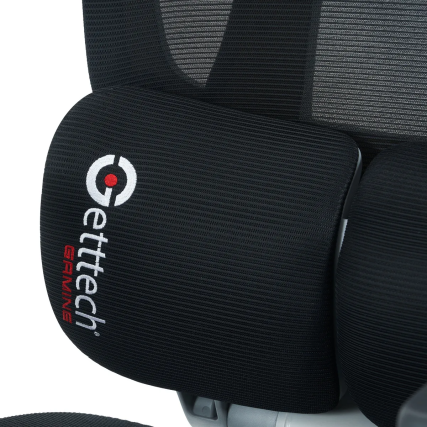 Silla Gamer Getttech Ergonomica, Malla, Soporte Lumbar, Negro/gris
