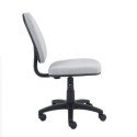 Silla Básica Nextep, Altura Ajustable, Tela Gris con Base Giratoria (NE-650BG)