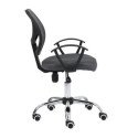 Silla Secretarial Nextep, Altura Ajustable, Tela Gris, Base Giratoria (NE-650SG)