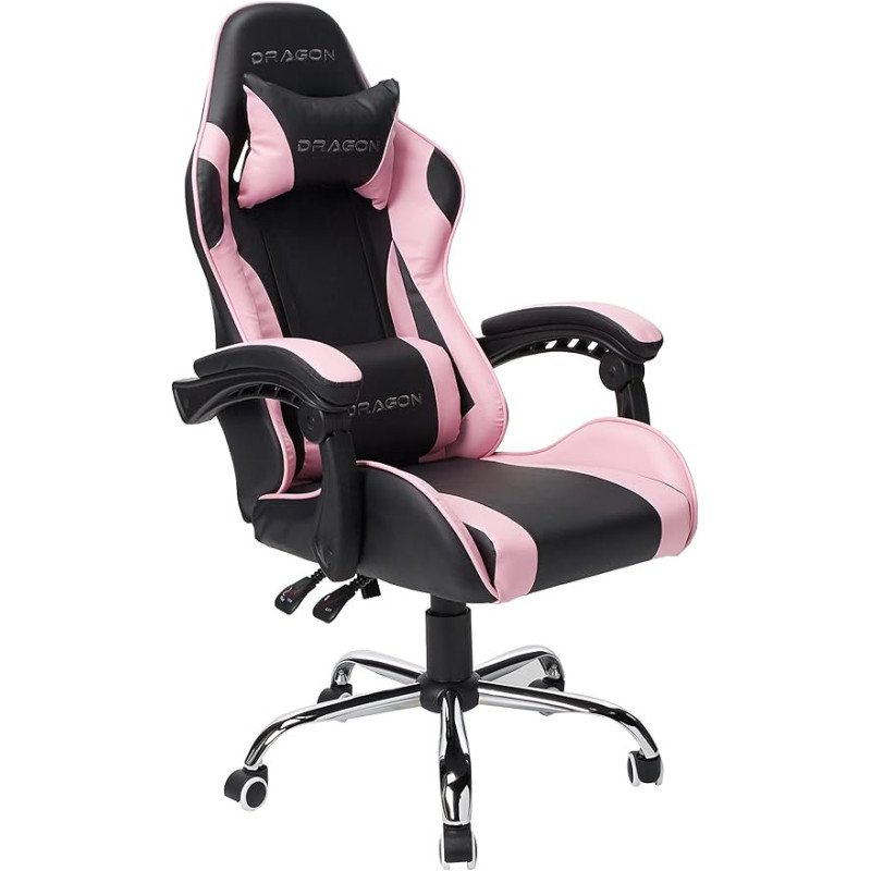 Silla Nexteo Falkor, Ergonómica Color Negro-Rosa (NE-461RS) Silla Nexteo Falkor, Ergonómica Color Negro-Rosa (NE-461RS)