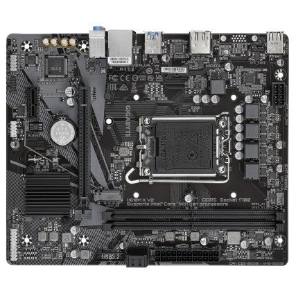 Tarjeta Madre Gigabyte H610M K V2 Micro-ATX LGA 1700 Intel , 128GB, DDR5, HDMI/DP