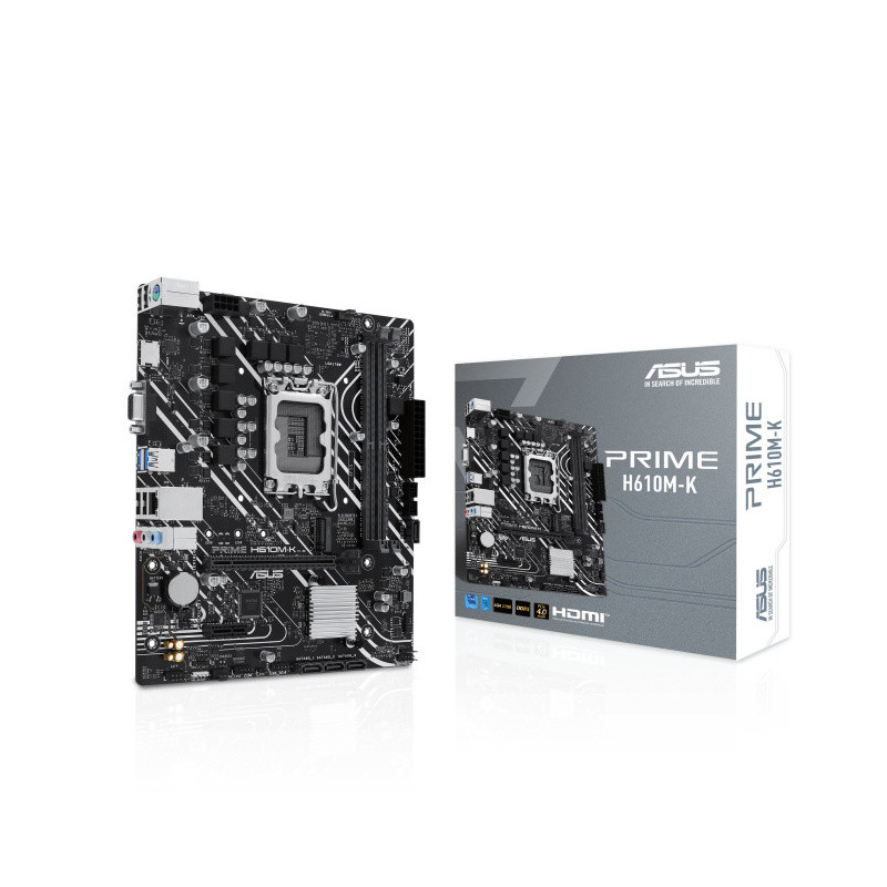 Tarjeta Madre Asus Prime - H610M-K, Micro-ATX, DDR5, HDMI, DP, LGA1700