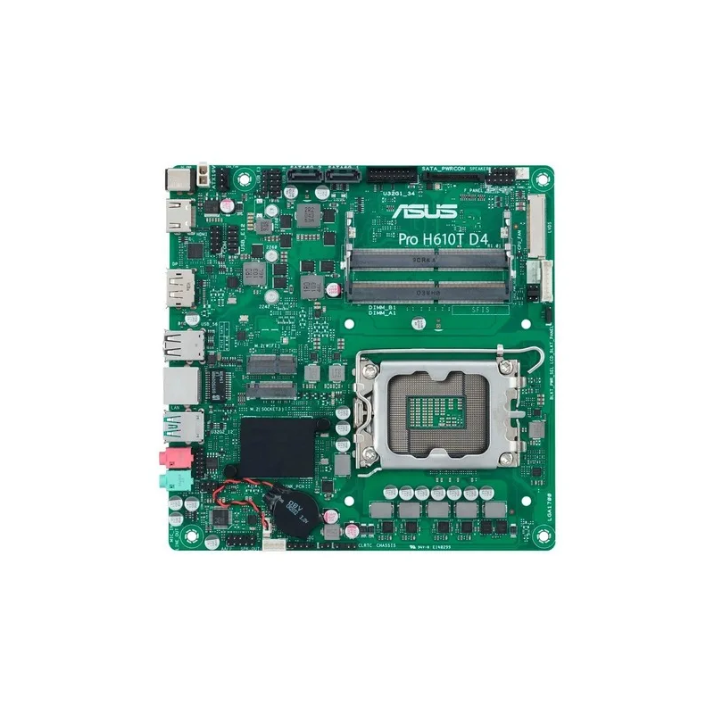 Tarjeta Madre Asus Pro H610T D4-CSM 1700, HDMI,DP (Requiere adaptador de Corriente 19V)