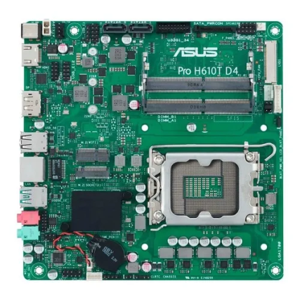 Tarjeta Madre Asus Pro H610T D4-CSM 1700, HDMI,DP (Requiere adaptador de Corriente 19V)