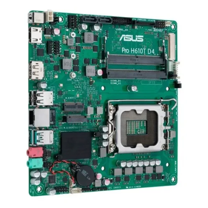 Tarjeta Madre Asus Pro H610T D4-CSM 1700, HDMI,DP (Requiere adaptador de Corriente 19V)