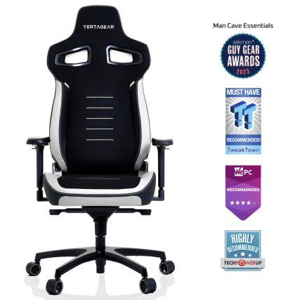 Silla Gamer Vertagear  PL4800 X-Large Hygennx Black White (RGB UPGRADABLE) (VG-PL4800SE_WT)