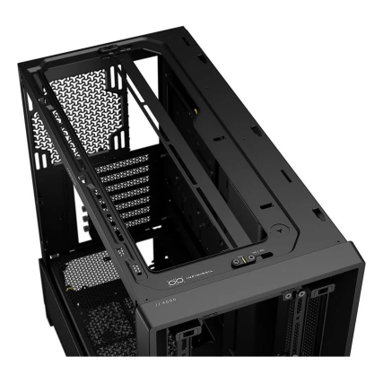 Gabinete Corsair 4000D Frame, Negro Cristal Tempaldo Med-Torre Sin fuente (CC-9011290-WW)