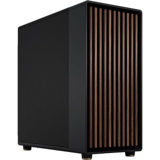 Gabinete Fractal Design North TG con Ventana, Midi-Tower, ATX Mini-ITX Micro-ATX, 2 Ventiladores Instalados, Negro