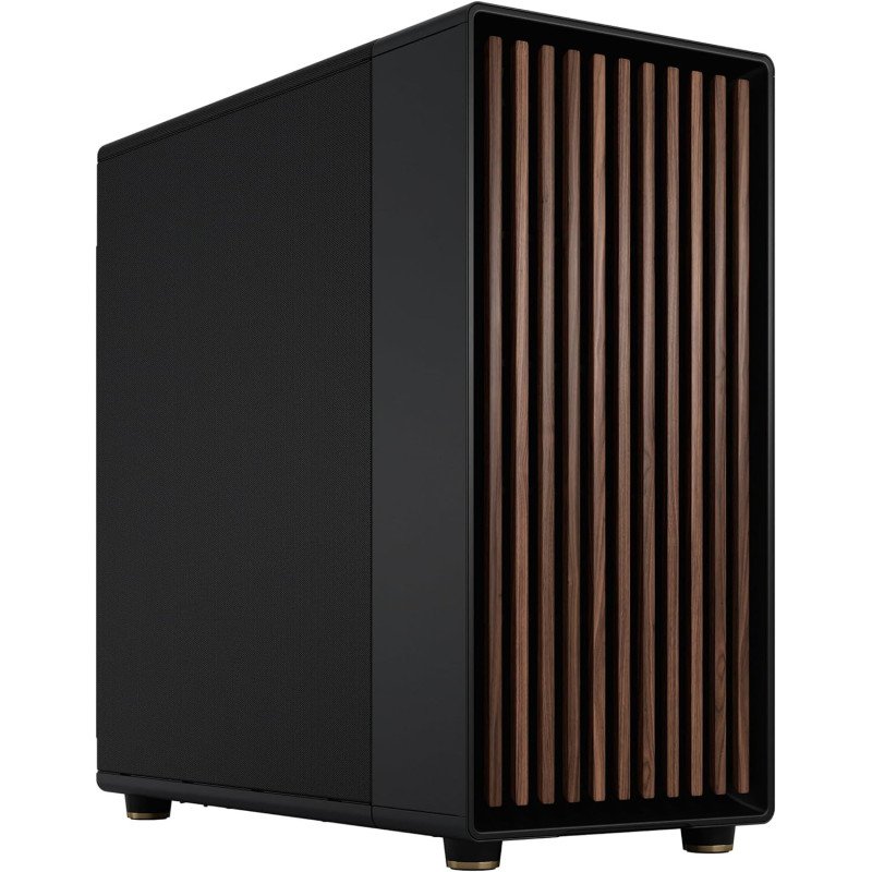 Gabinete Fractal Design North TG con Ventana, Midi-Tower, ATX Mini-ITX Micro-ATX, 2 Ventiladores Instalados, Negro Gabinete Fractal Design North TG con Ventana, Midi-Tower, ATX Mini-ITX Micro-ATX, 2 Ventiladores Instalados, Negro