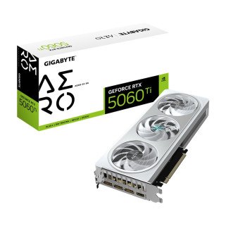 Tarjeta de Video Gigabyte RTX 5060TI, 8GB, GDDR7, PCIE 5.0 (GV-N506TAERO OC-8GD)