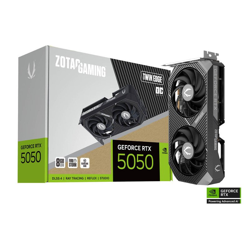 Tarjeta De Video Zotac Gaming RTX 5050 Twin Edge OC 8GB GDDR6