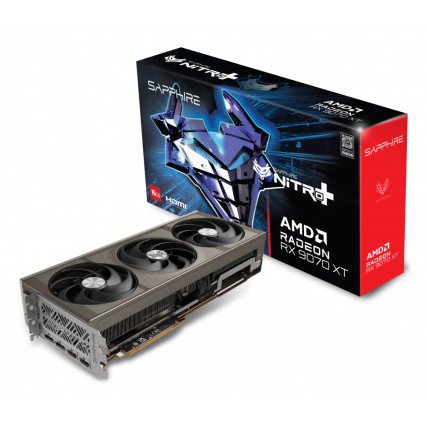 Tarjeta De Video Sapphire Nitro+ Radeon RX 9070 XT 16GB 256-bit GDDR6, PCI Express x16 5.0