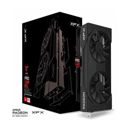 Tarjeta De Video XFX Swift Rx 9060 Xt OC,8GB GDDR6, Negro