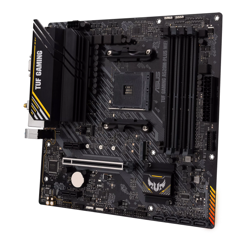 Tarjeta Madre Asus Tuf Gaming A520m-Plus Wifi Amd Compatible Ryzen Am4 Micro-ATX Ddr4 M.2 PCI-e 3.0 (195553154284)