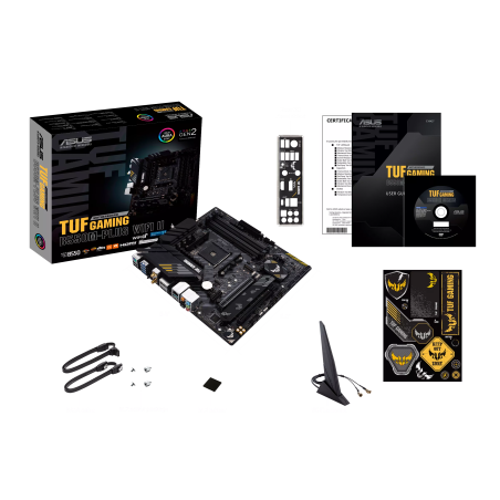 Tarjeta Madre Asus Tuf Gaming B550M-Plus Wifi II Socket Am4 Ddr4 Pcie 4.0 Micro Atx Amd Compatible