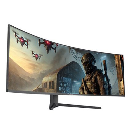 Monitor Gamer Curvo Xzeal XZ4090 Led 49 Pulgadas 5120 X 1440 120Hz Hdmi Dp