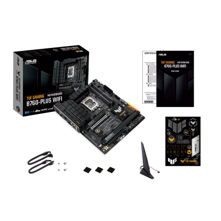 Tarjeta Madre Asus Tuf Gaming B760-Plus Wifi Socket Lga1700 13A Ddr5 Pcie 5.0 Atx Intel Compatible