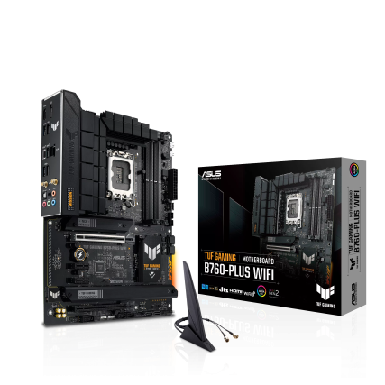 Tarjeta Madre Asus Tuf Gaming B760-Plus Wifi Socket Lga1700 13A Ddr5 Pcie 5.0 Atx Intel Compatible