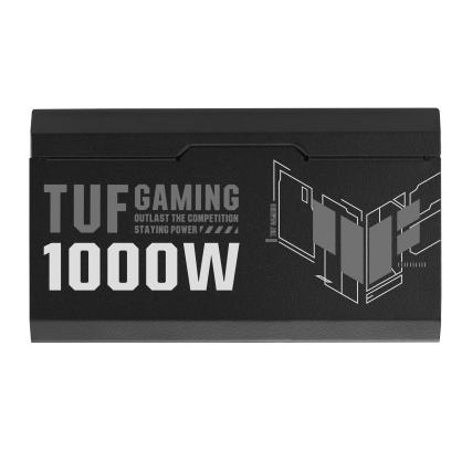 Fuente de Poder ASUS TUF Gaming 1000G 80 PLUS Gold ATX, Modular, 24-pin ATX, 12VHPWR, 135mm, 1000W
