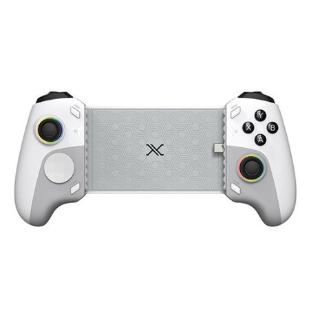 Gamepad Xzeal XZ-420 Tipo C Android 8.0 iOS 14 Xbox Apple 3DS RGB Blanco