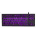 Teclado Gamer Xzeal Alambrico 87 Teclas LED, Negro XST-300