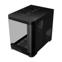 Gabinete Xzeal Curvo Micro Atx 3 Ventiladores RGB Negro (XZGAMC3B)