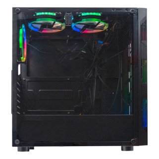 Gabinete Xzeal XZ120, ATX, Cristal, 3 Ventiladores, RGB, Sin fuente, Negro (XZCGB03B)