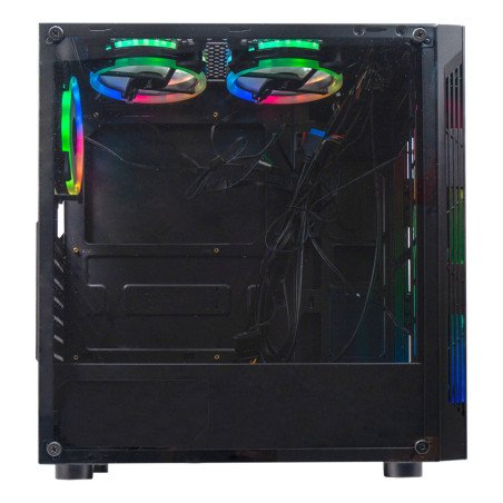 Gabinete Xzeal XZ120, ATX, Cristal, 3 Ventiladores, RGB, Sin fuente, Negro (XZCGB03B)