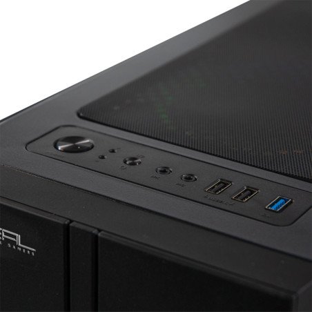 Gabinete Xzeal XZ120, ATX, Cristal, 3 Ventiladores, RGB, Sin fuente, Negro (XZCGB03B)