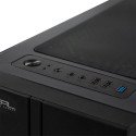 Gabinete Xzeal XZ120, ATX, Cristal, 3 Ventiladores, RGB, Sin fuente, Negro (XZCGB03B)
