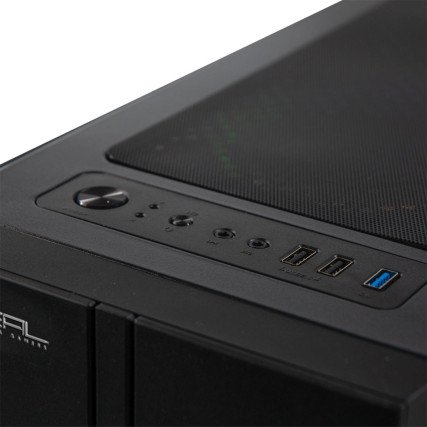 Gabinete Xzeal XZ120, ATX, Cristal, 3 Ventiladores, RGB, Sin fuente, Negro (XZCGB03B)