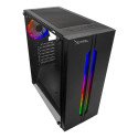 Gabinete Xzeal XZ120, ATX, Cristal, 3 Ventiladores, RGB, Sin fuente, Negro (XZCGB03B)