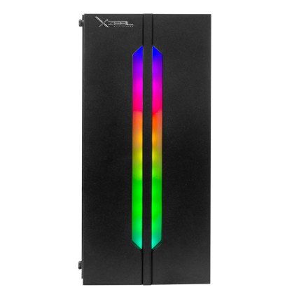Gabinete Xzeal XZ120, ATX, Cristal, 3 Ventiladores, RGB, Sin fuente, Negro (XZCGB03B)