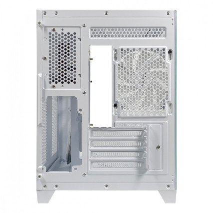Gabinete Xzeal Panzer II Cubo CX12 Micro Atx Cristal 3 Ventiladores RGB Blanco