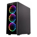 Gabinete Xzeal XZ110-1, ATX, Micro ATX, Mini ITX,  RGB, Cristal (XZCGB12B)