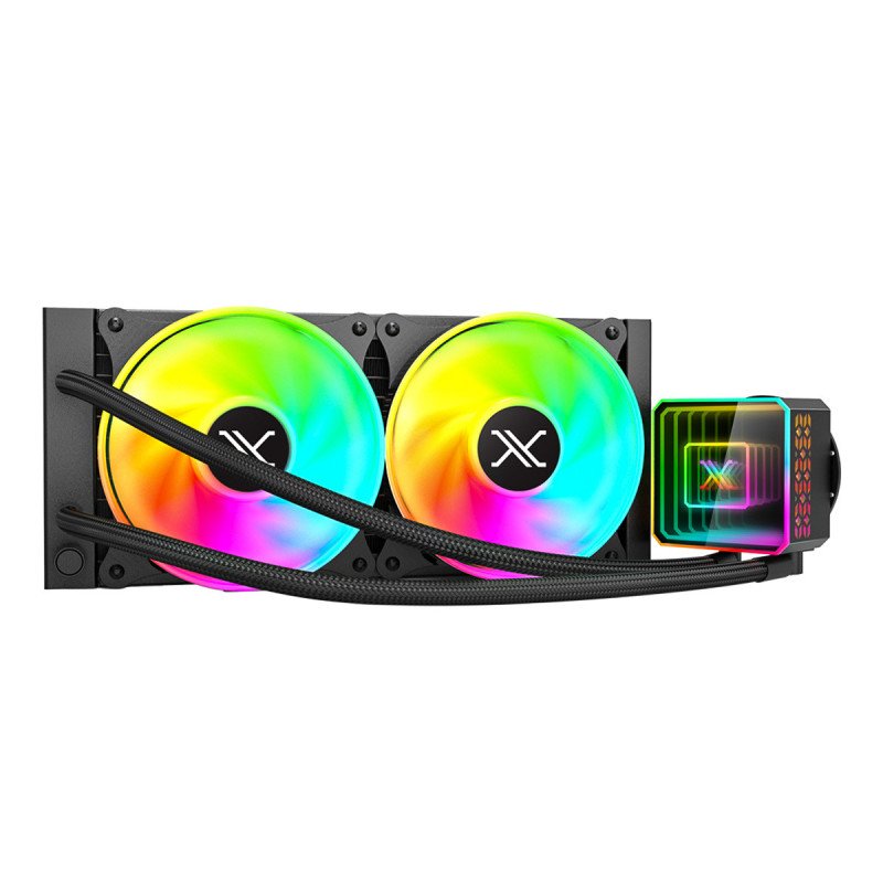 Enfriamiento Liquido Xzeal, Xz-412 Vostok, 240mm, ARGB, Negro (XZCO412B)