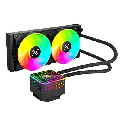 Enfriamiento Liquido Xzeal, Xz-412 Vostok, 240mm, ARGB, Negro